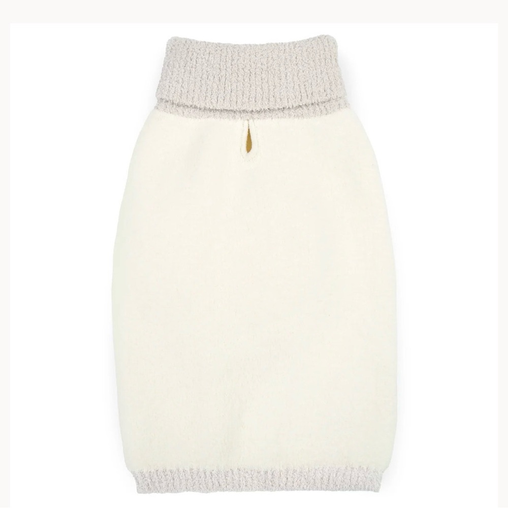 Kashwere Cozy Cream Dog Sweater